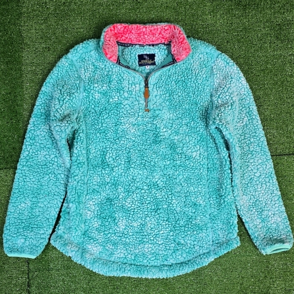 SIMPLY SOUTHERN | MOCK NECK QUARTER ZIP SHERPA\FAUX FUR PULLOVER - Picture 3 of 14